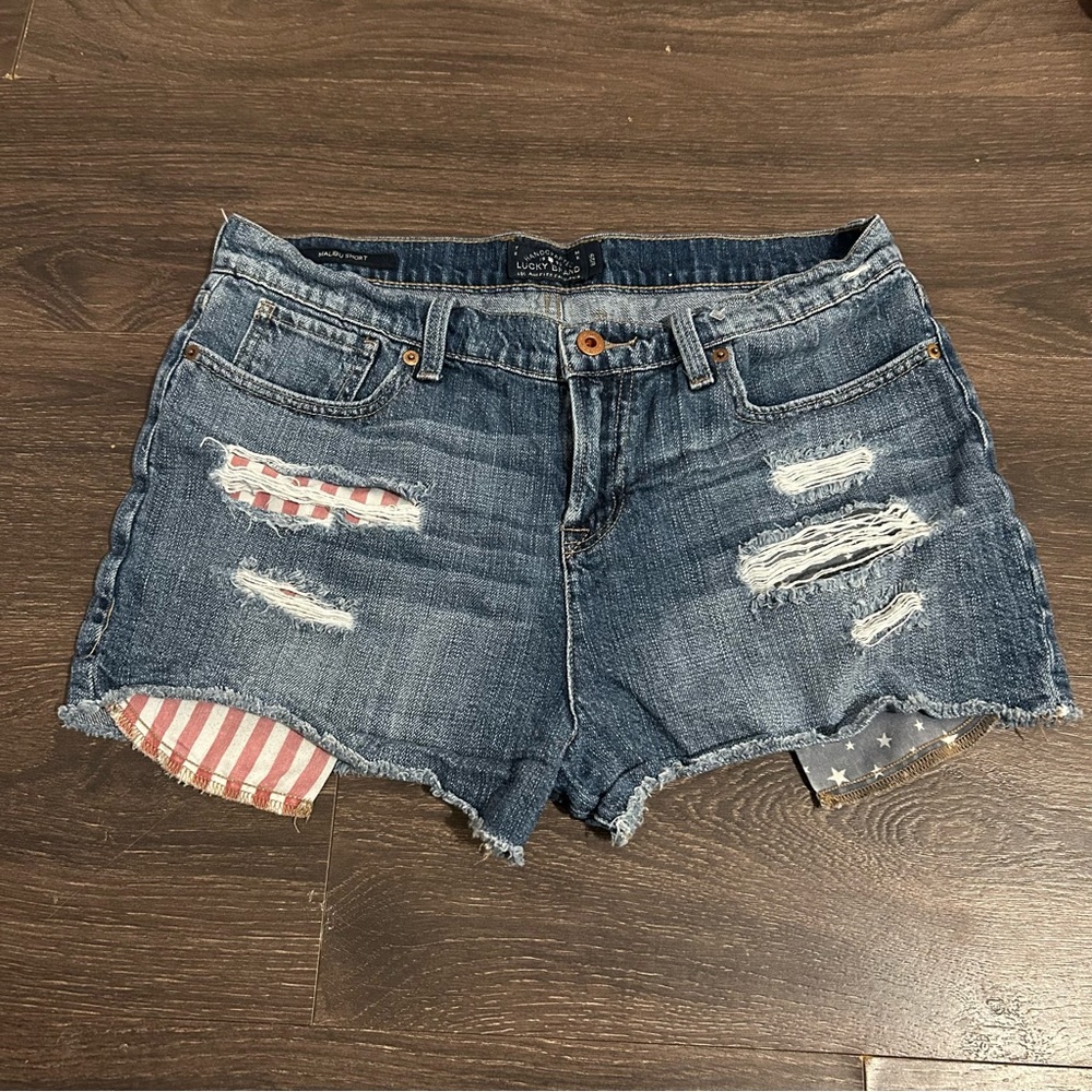 Lucky Brand American Flag Shorts